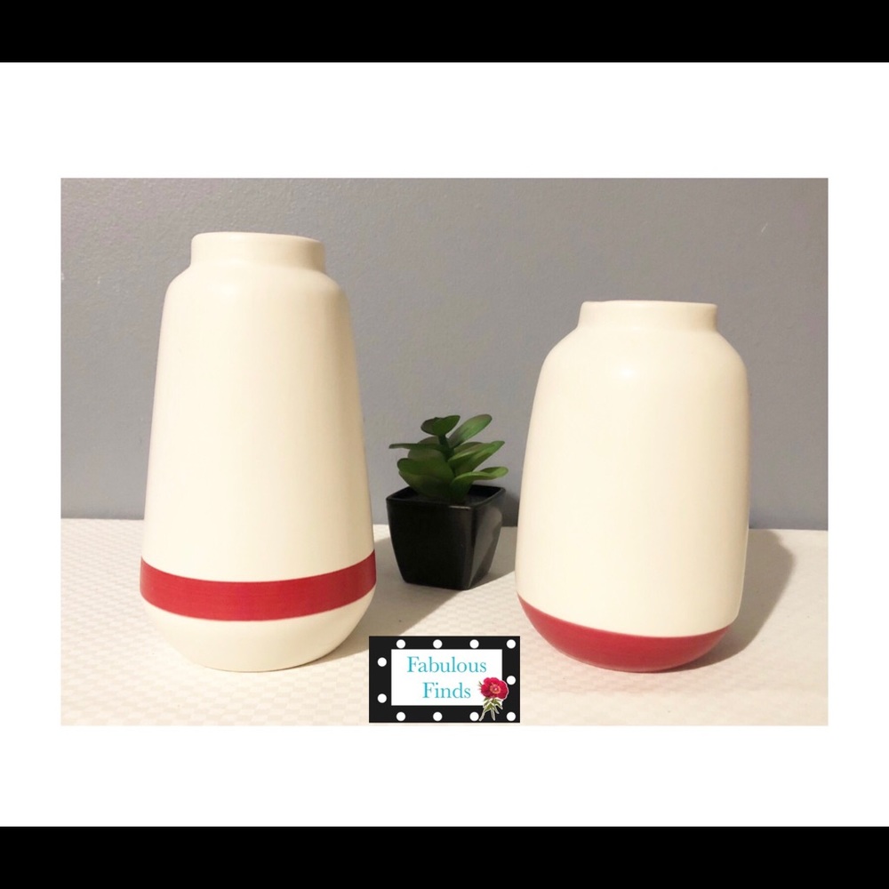 2 Ceramic Vases, NEW,